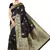 Black Woven Silk Blend Saree With Blouse