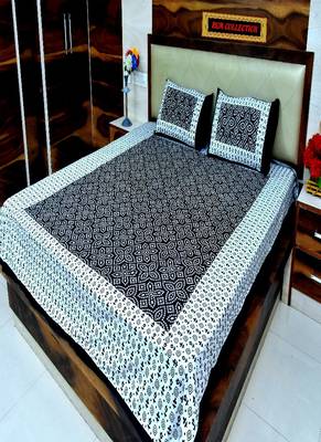 sanganeri printed double bedsheet 1
