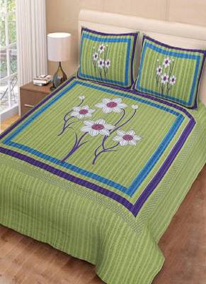 Jaipuri Printed Pure Cotton Double Bedsheets 2