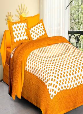 sanganeri printed double bedsheet 1