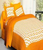 sanganeri printed double bedsheet