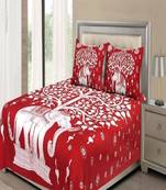 sanganeri printed double bedsheet