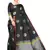 Black Woven Cotton Saree With Blouse