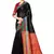 Black Woven Cotton Silk
 Saree With Blouse