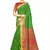 Green Woven Cotton Silk
 Saree With Blouse