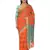 Orange Woven Cotton Silk
 Saree With Blouse