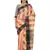 Brown Woven Cotton Silk
 Saree With Blouse