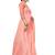 Peach woven cotton silk saree with blouse