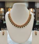Multicolor diamond necklaces