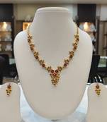 Multicolor diamond necklaces