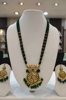 Multicolor diamond necklaces