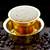 ROLIMOLI South Indian Dabara and Tumbler Brass Coffee Set For Drinking Serving Tea Set Kitchen Set 1