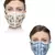 2 Multicolor 3-Ply Art Silk Embellished Fabric Fashion Mask