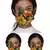 Anekaant3 Black & Multi 3-Ply Reusable Printed Cotton Fabric Fashion Mask