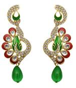 Bollywood Fashion Jewelry Set Jali Work Dangler Earrings