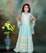 SKY Real Mirror Hand Work Net Lehenga Choli with Stunning Tessel