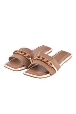 The Daily Edit Nude Chain Flats 5