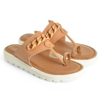 Nude Chain Confort Sole Kolhapuri 2