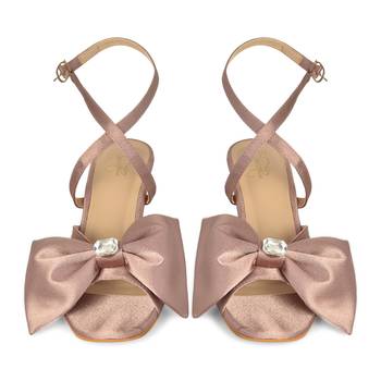 Lavender Satin Laura 3-Inch Pencil Heels 1