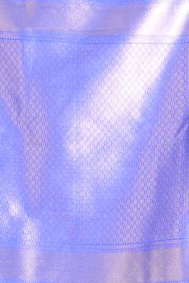 This is   Cobult Blue Brocade Silk with traditional motiff from Charukriti 4