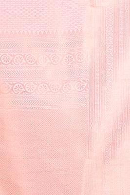 This is   Cream Brocade Silk with zari weaving from Charukriti 4