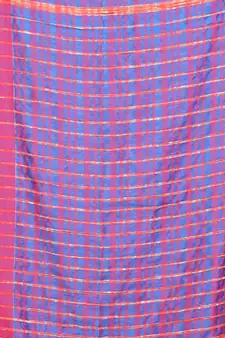 This is   Beige and Red Cotton textured design handwoven saree from Charukriti