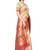 Beige woven silk blend saree with blouse