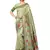 Olive Woven Silk Blend Saree With Blouse