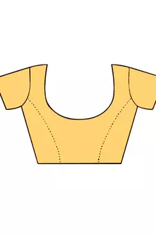 Yellow Woven Super Net Saree With Blouse