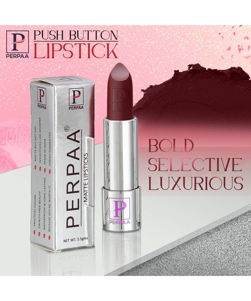 Lipstick  Long Lasting  Moisturizing Lip Color Enrich with Vitamin Lipstick (Pack of 2  Maroon  Orange)