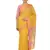 Yellow Woven Cotton Silk Saree With Blouse