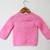 Woonie Full Sleeves Animal Pattern Handmade Sweater - Pink