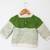 Woonie Full Sleeves Hand Knitted Sweater - Green