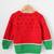 Woonie Full Sleeves Handmade Dual Shaded Watermelon Sweater - Red & Green