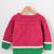 Woonie Full Sleeves Handmade Watermelon Sweater - Pink