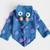Woonie Full Sleeves Handmade Delicate Horn Designed Sweater - Blue