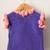 Woonie Half Sleeves Handmade Frill Design  Sweater - Lavender