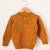 Woonie Handmade Full Sleeves Face Deailing Sweater For Kids- Brown