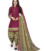 Women's Cotton Printed Unstitched Salwar Suit Material