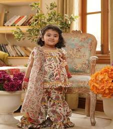 Floral Print Kurti Sharara