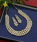 White necklace-sets