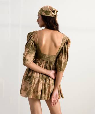 Green Silk Alanna Dresses 2