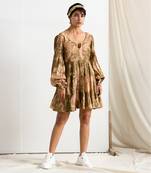 Green Silk Dove Dresses