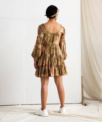 Green Silk Dove Dresses 2