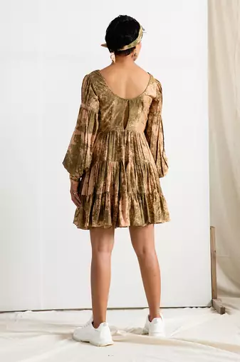 Green Silk Dove Dresses