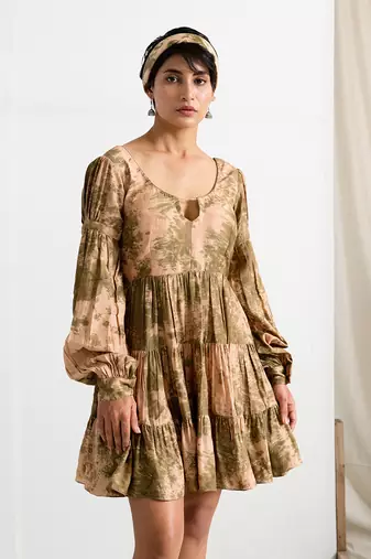 Green Silk Dove Dresses