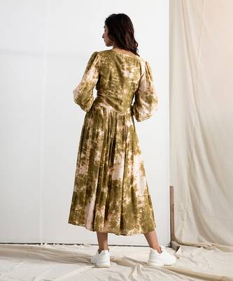Green Silk Lana Dresses 2