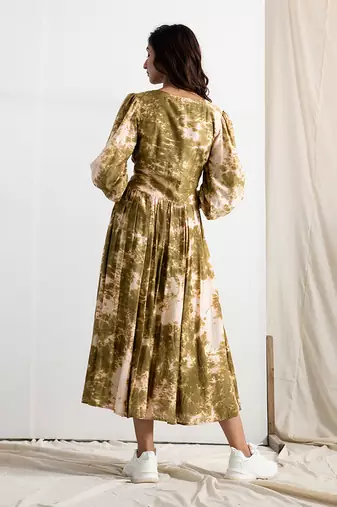Green Silk Lana Dresses