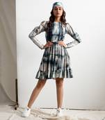 Blue Silk Serena Dresses