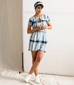 Blue Silk Edrei Jumpsuit